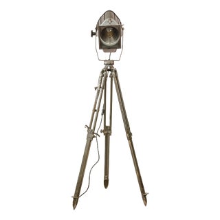 East German Theatre Spotlight Floor Lamp from Veb Narva, 1980s For Sale