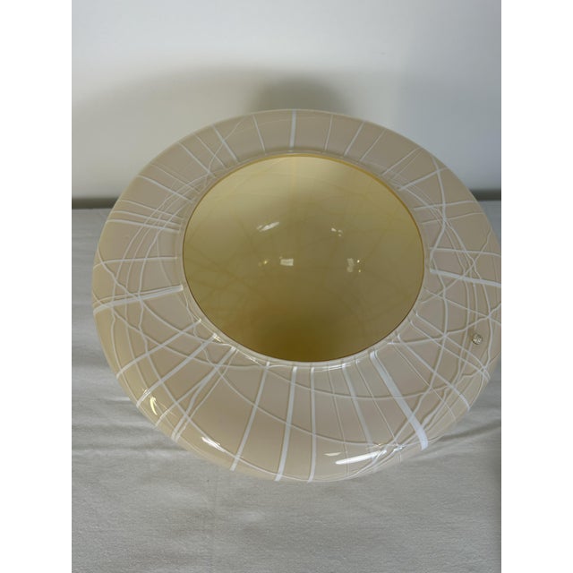 Beige Travertine and Glass Lamp from La Murrina, 1970s For Sale - Image 8 of 10