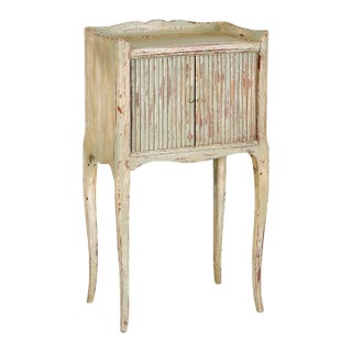 Mid 20th Century Painted Louis XV Style Tambour Table For Sale