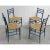 Mid-Century Modern Beautiful Mid Century Modern Rope Chairs - Set of 4 For Sale - Image 3 of 12