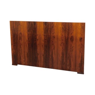 Rosewood Danish Modern Vintage Full or Queen Size Headboard For Sale