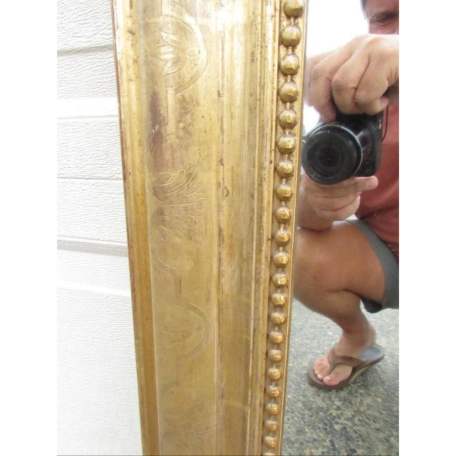 Antique Louis Philippe Giltwood Mirror For Sale - Image 14 of 18
