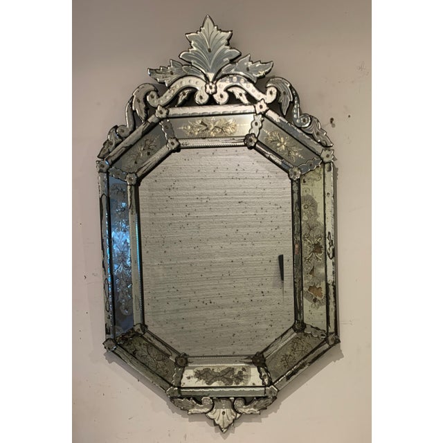 Venetian Mirror with Closed Pane, 1900s For Sale - Image 11 of 15