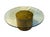 Vintage Henredon Mid-Century Modern Drum Coffee Table | Sculptural Walnut & Oak Pedestal | Starburst Parquetry | Harvey...