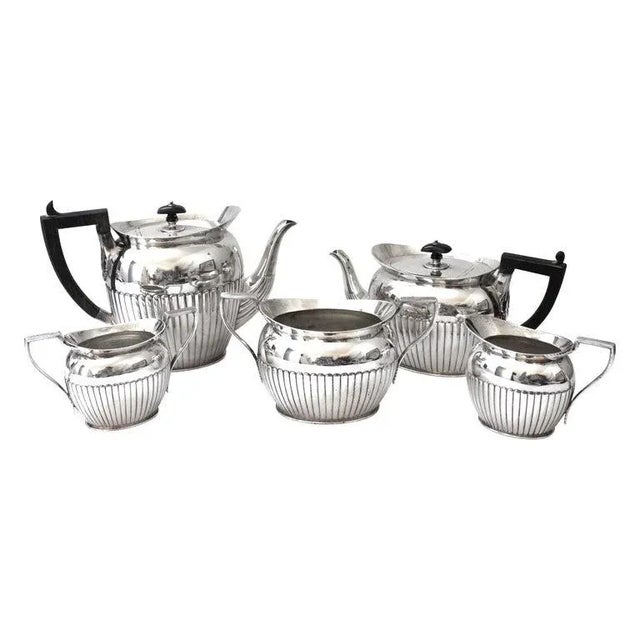 Antique Silver Plate Coffee & Tea Set, Hukin & Heath, Birmingham, England- 5 Pieces For Sale - Image 13 of 13