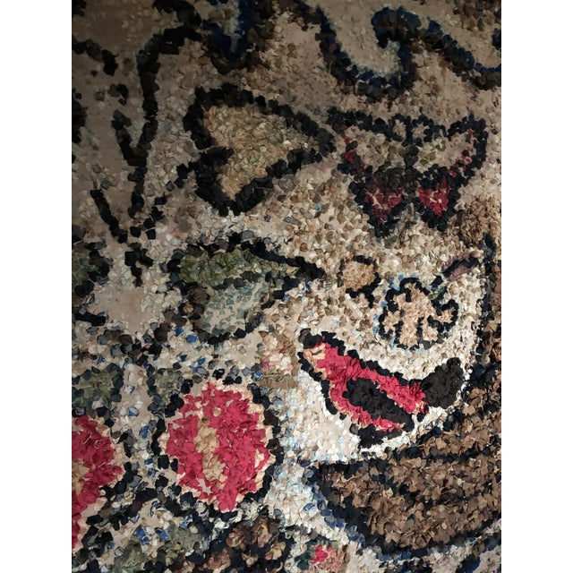 American 19th Century Cut Lace Hook Textile Wall Art on Linen For Sale - Image 3 of 9