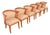 Harold Schwartz for Romweber Mid-Century Modern Sculpted Oak Dining Armchairs, Set of Six For Sale