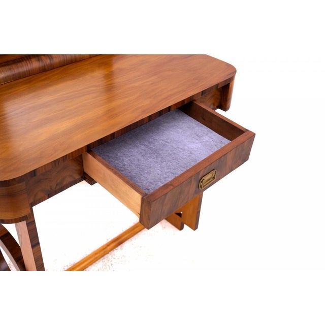 Mid-Century Modern Art Deco Dressing Table, Poland, 1930s For Sale - Image 3 of 8