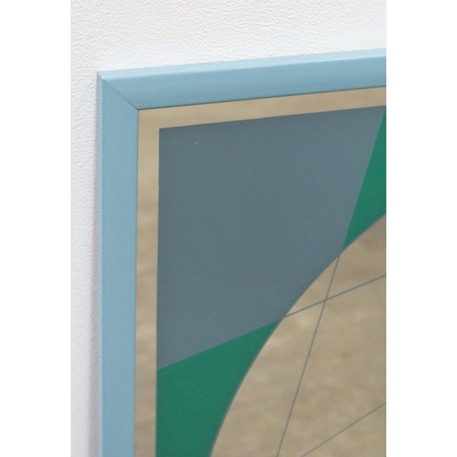 Wall mirror from the Morphos series, attributed to Eugenio Carmi for Acerbis International, made in the 1980s. The...