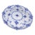 1980s Royal Copenhagen Blue Fluted Half Lace Saucer 1035 For Sale