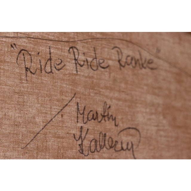 Martin Kallerroj, Mother and Child, 1960s, Oil Painting, Framed For Sale - Image 7 of 10