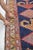 1940s Tribal Indigo, Teal, Plum & Pistachio Green Geometric Design Rug, 3.9 x 14.2 For Sale - Image 4 of 11