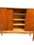 Danish Modern Teak & White Oak Highboard | Three Sliding Doors | C. 1960s For Sale - Image 4 of 9