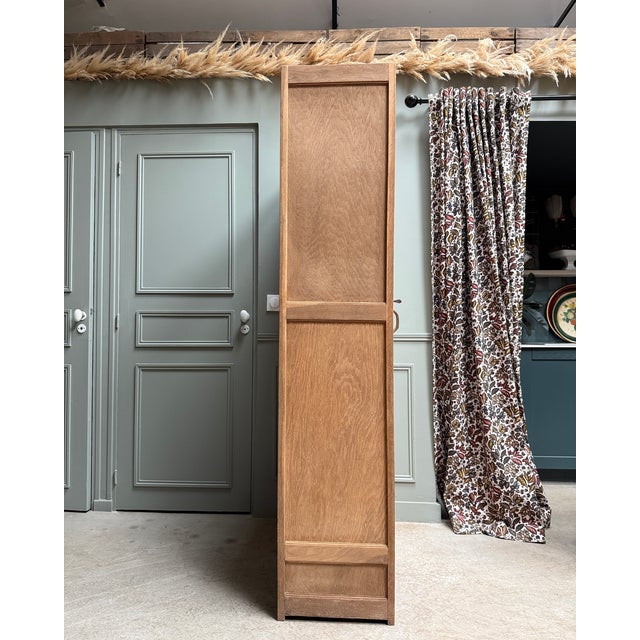 Art Deco Display Cabinet in Natural Oak, 1930s For Sale - Image 9 of 18