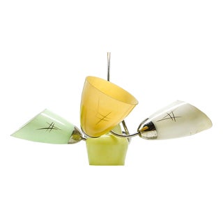 Mid-Century Ceiling Lamp from Polam, Poland, 1960s For Sale