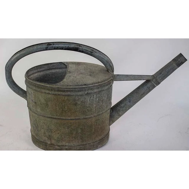 Very rare signed Schneiderkanne watering can planter with holes pierced in the bottom for drainage. Envision it with...