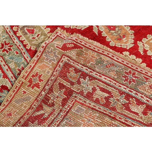 Turkish Antique Turkish Oushak Rug For Sale - Image 3 of 8