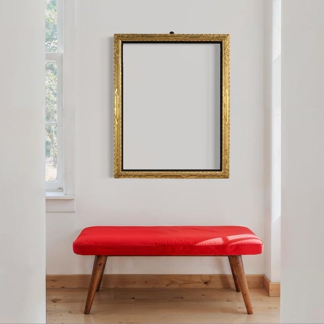 Gold Antique Italian Gilded Frame, 1880 For Sale - Image 8 of 14