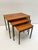 Pastoe Vintage Nesting Tables attributed to Cees Braakman for Pastoe, 1960s, Set of 3 For Sale - Image 4 of 10