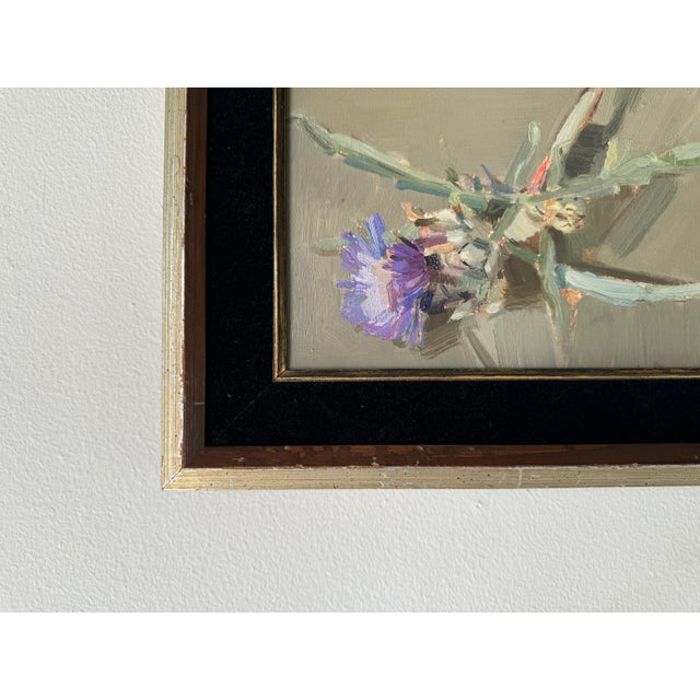 1970's M. Valade Still Life Oil on Canvas Painting, Framed For Sale In Miami - Image 6 of 10