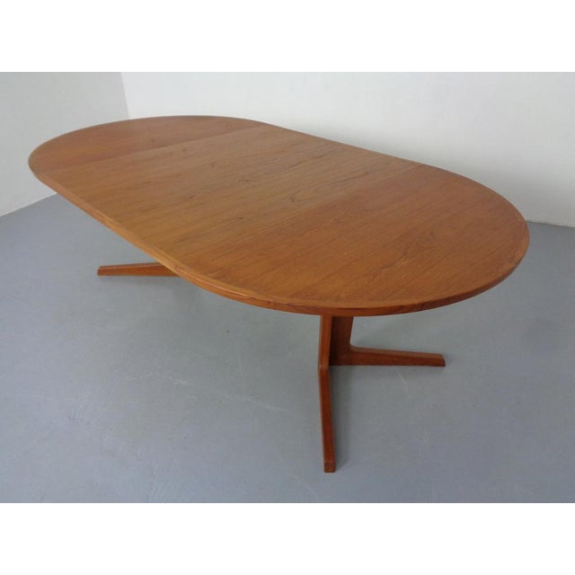 1960s Extendable Teak Dining Table by Bernhard Pedersen & Son, Denmark, 1960s For Sale - Image 5 of 18