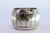 Silver Napkin Ring with Kite-Shaped Bands and Beaded Edges, in Good conditions.