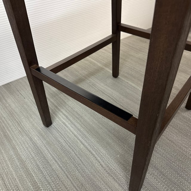 Arhaus Lunden Gray Bar Stools, a Pair For Sale In San Francisco - Image 6 of 12