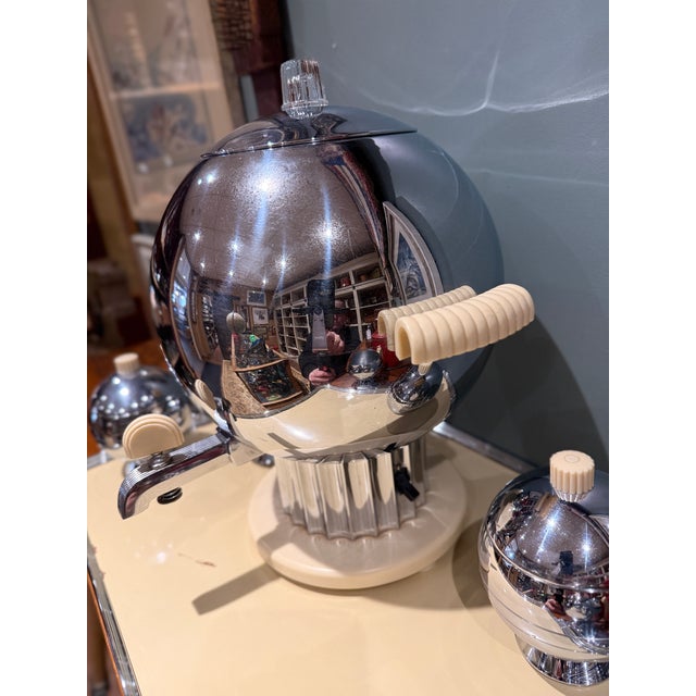 Vintage Art Deco Walter Von Nessen for Chase Coffee Service c.1938 = Set of 6 For Sale - Image 10 of 15