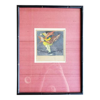 Early 20th Century Elyse Lord "The Acrobat" in Original Korner & Wood Co. Frame For Sale