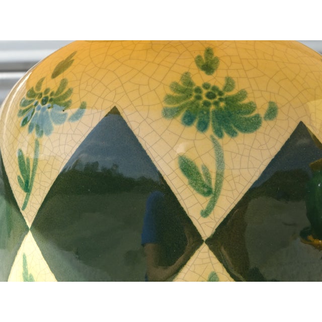 Postmodern Provençal Lamp in Glazed Ceramic by Drimmer, 1960s For Sale - Image 3 of 17