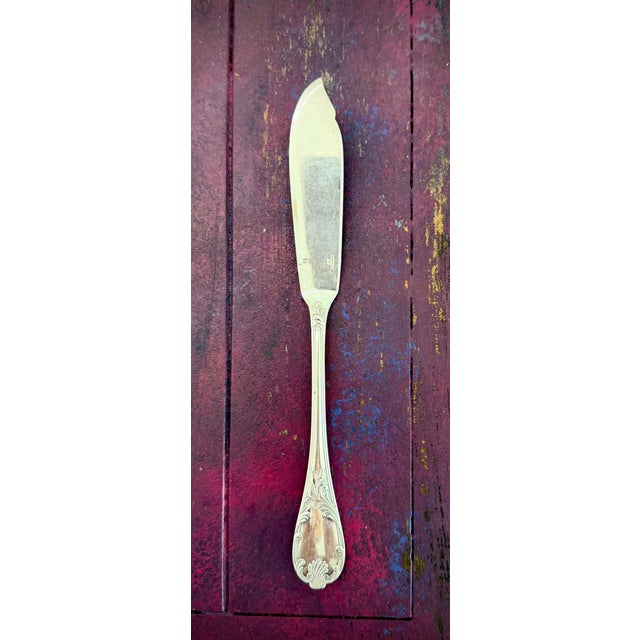 1920s Christofle “Marly” French Silver-Plated Flatware Set – 34 Pieces, Louis XIV Pattern For Sale - Image 9 of 10