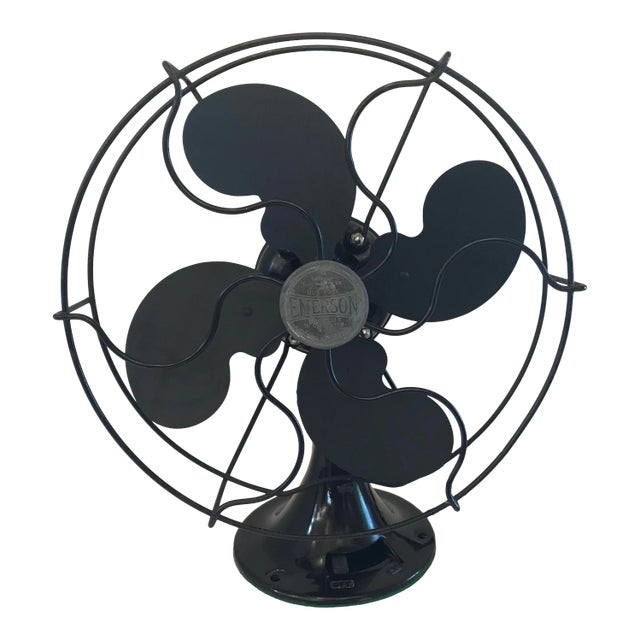 1938 Emerson 2250b 10” Oscillating Electric Fan For Sale