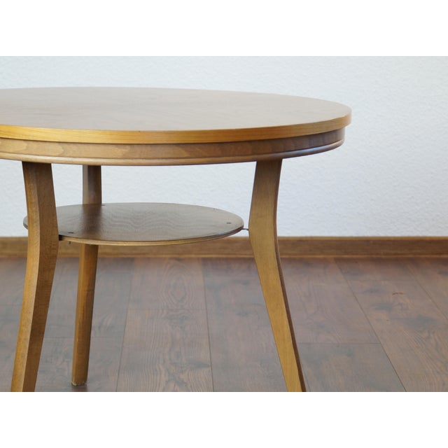 Mid-Century Round Coffee Table, 1950s For Sale - Image 4 of 10