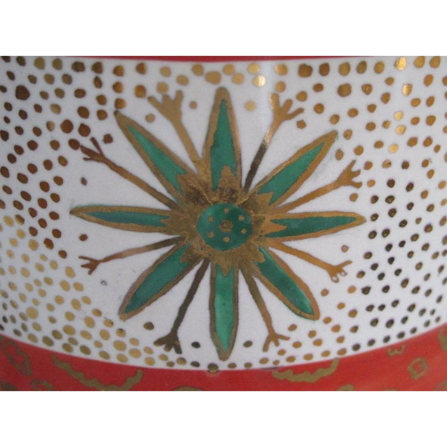 Wood Waylande Gregory Ceramic Lamps - a Pair For Sale - Image 7 of 9