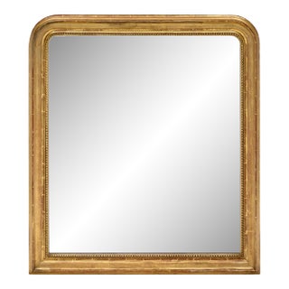 French 19th Century Louis Philippe Giltwood Mirror For Sale