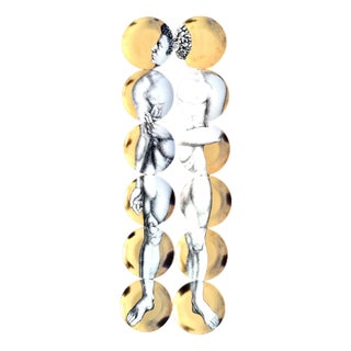 Adamo Plate Set by Piero Fornasetti, 1980s, Set of 12 For Sale