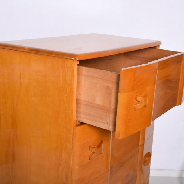 Mid Century Modern Pair Heywood Wakefield Highboy Rio Dressers, Chest