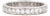 Antique Art Deco Diamond Eternity Band 2.00 Carats — Circa 1920, Size 7.5 For Sale