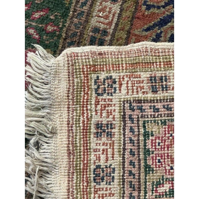 Vintage Turkish Kayseri Silk Rug, 1970s For Sale - Image 16 of 17