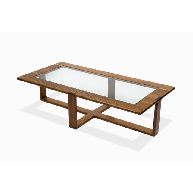 Here is a striking studio-crafted coffee table by California design favorite - Gerald McCabe, circa 1970s. The solid...