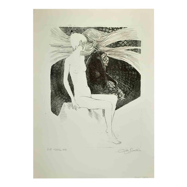 Leo Guida, Sibilla, Etching, 1972 For Sale
