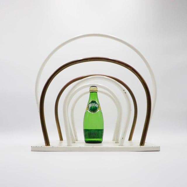 1940s Art Deco Magazine Rack For Sale - Image 4 of 4