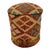 Kilim Rug Pouf Ottoman #40a For Sale