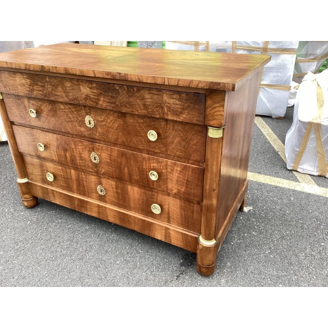 French Directoire Walnut Chest of Drawers For Sale - Image 10 of 10