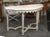 Mid-Century Modern Swedish Faux-Crackle Console Table With Faux Marble Top For Sale - Image 3 of 8