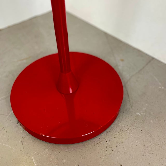 Vintage Red Side Table, 1980s For Sale - Image 10 of 15