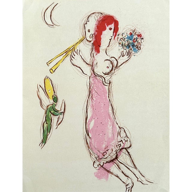 Marc Chagall, Daphnis et Chloé, 1960, Lithograph For Sale