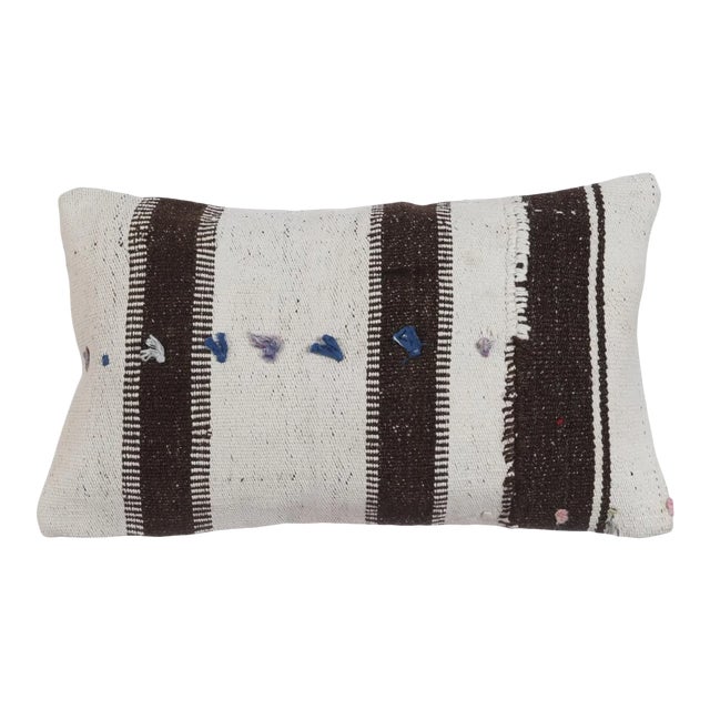 Striped Kilim Pillow Cover For Sale