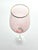 Set of 4 Contemporary Rose Pink Gold Rim Wine, Water or All Purpose Glasses For Sale - Image 4 of 5