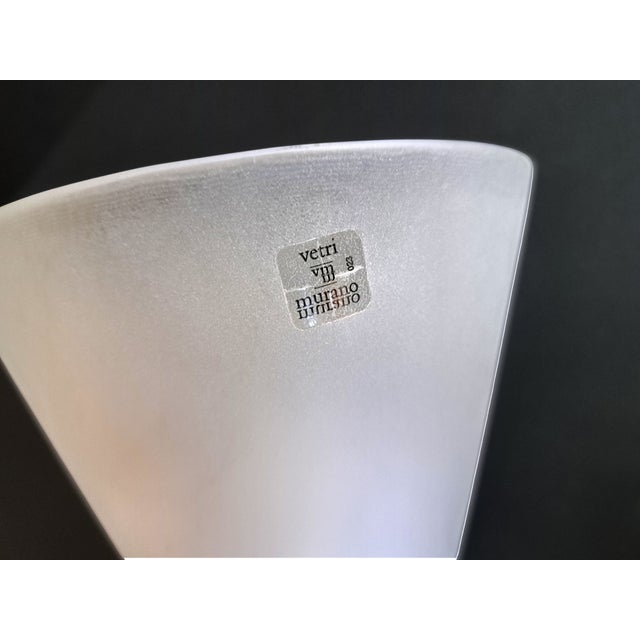 Glass Murano Glass Table Lamp from Effetre Glassworks, 1980s For Sale - Image 7 of 8